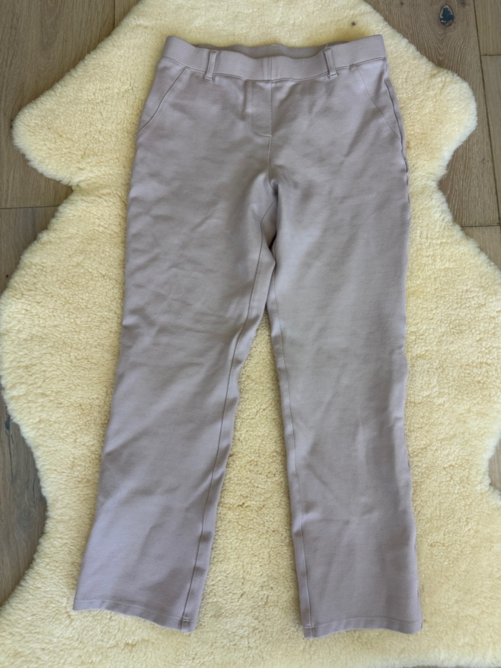 Quince Ultra-Stretch Ponte Straight Leg Pants - Picture 6 of 7
